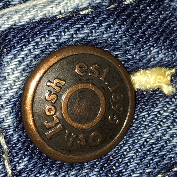 OSH KOSH B’GOSH PAINTER PANT JEANS SIZE 2 TODDLER - Picture 5 of 9